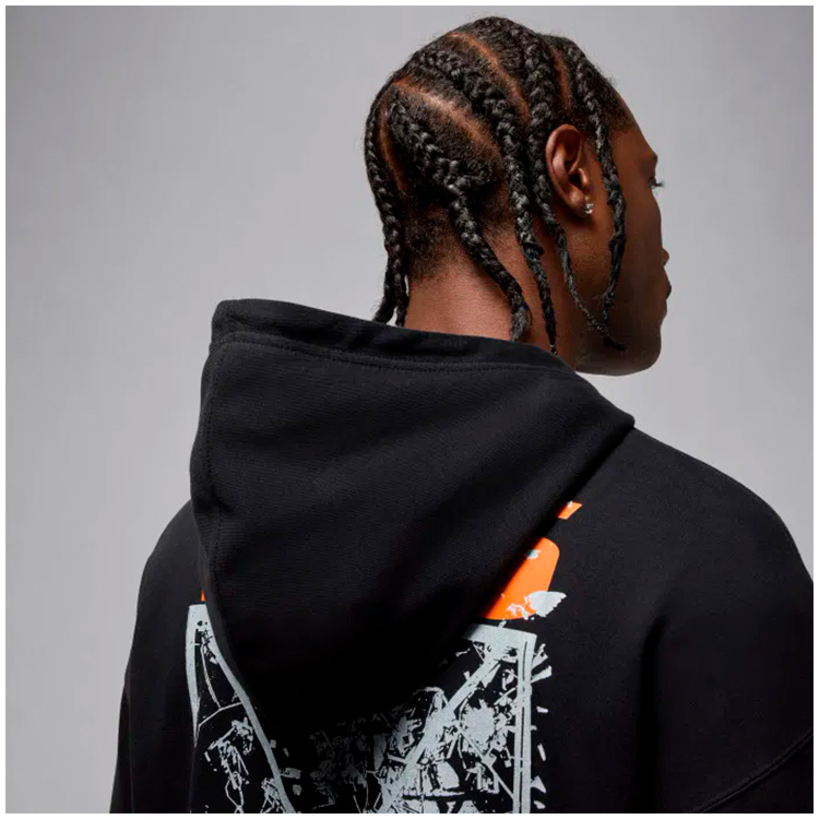 Hanorac pt bărbați Nike M J BRK OVS SBB HD LB M Negru photo 8