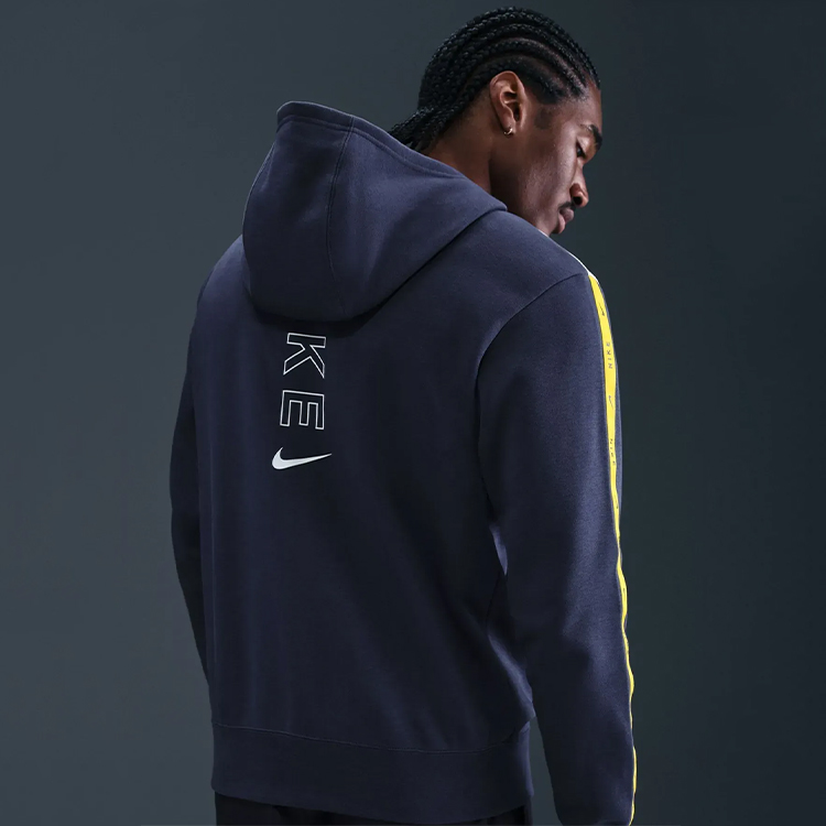 Hanorac pt bărbați Nike M NSW CS HOODY FLC BB S Albastru photo 3
