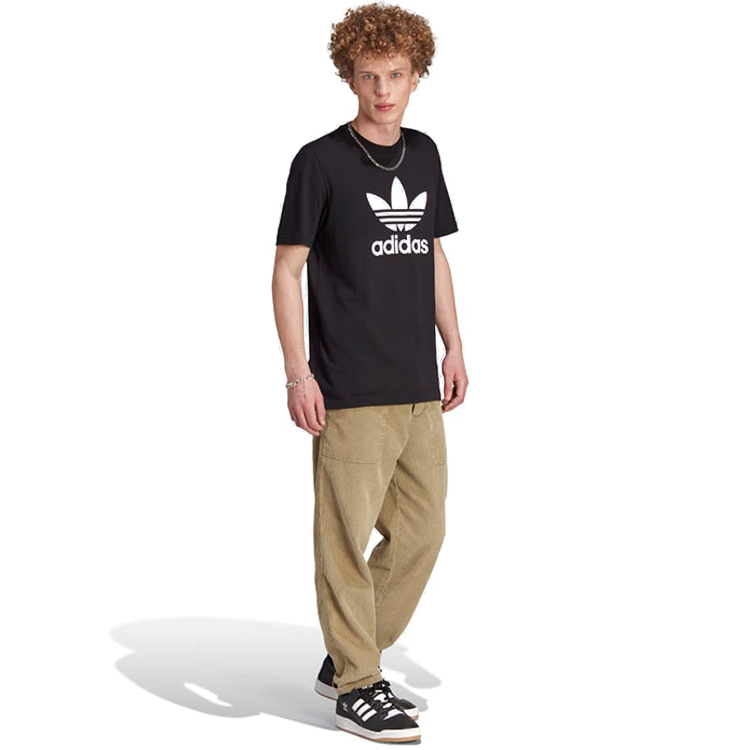 Tricou bărbătesc Adidas TREFOIL T-SHIRT XS Negru photo 3