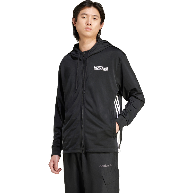 Hanorac pt bărbați Adidas ADIBREAK FZ HDY XS Negru photo 2
