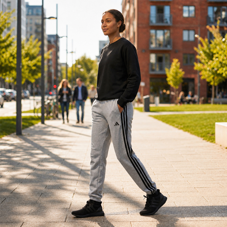 Брюки Adidas W 3S FT CF PT XS Серый Женский photo 7