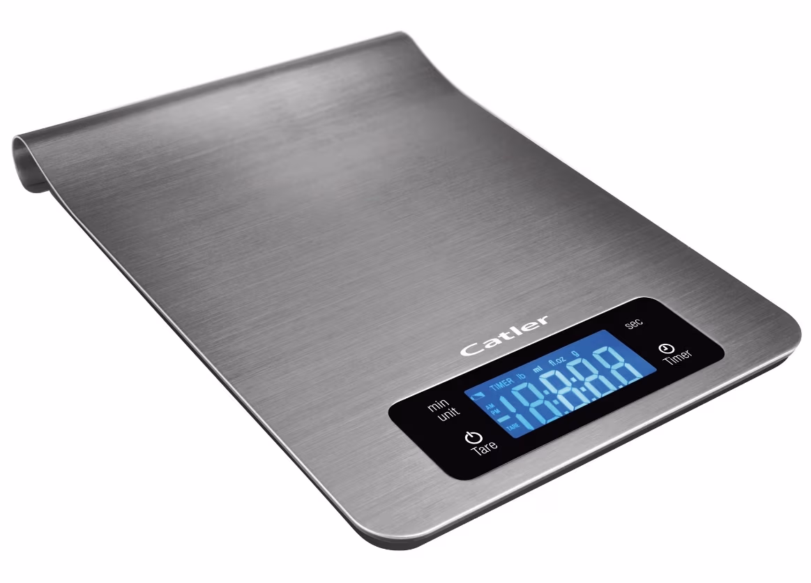 Cintar p/u bucatarie Catler S4010, 5 kg, Argintiu