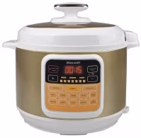 Мультиварка- скороварка Maxwell MW3810, 900 Вт, 8 программ, Белый с бежевым