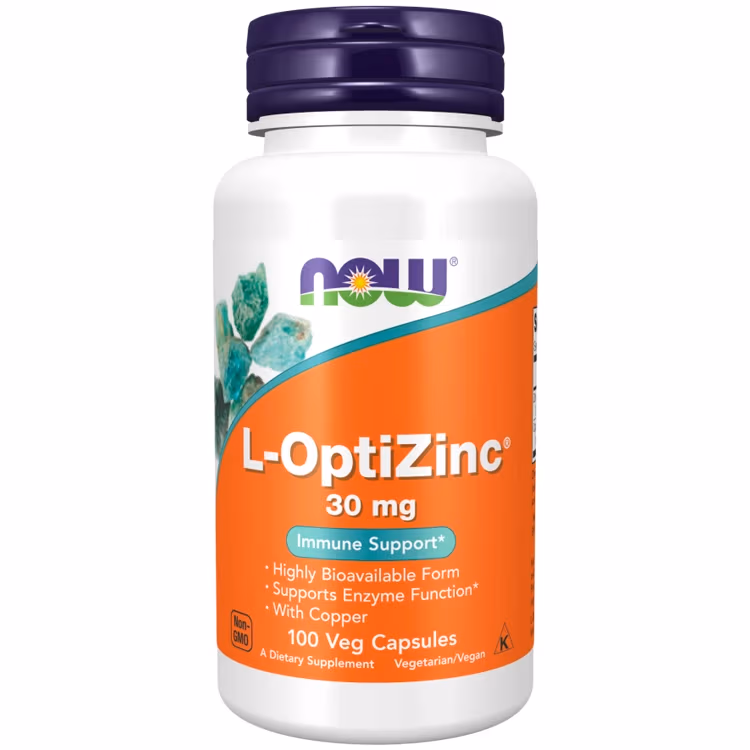 Витамины Now Foods L-OptiZinc 30 mg 