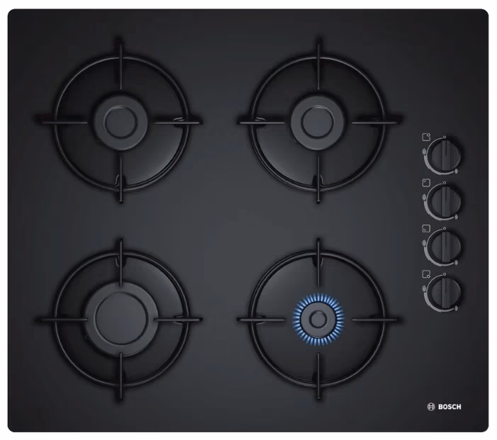 Встраиваемая  газовая панель Bosch POP6B6B10 