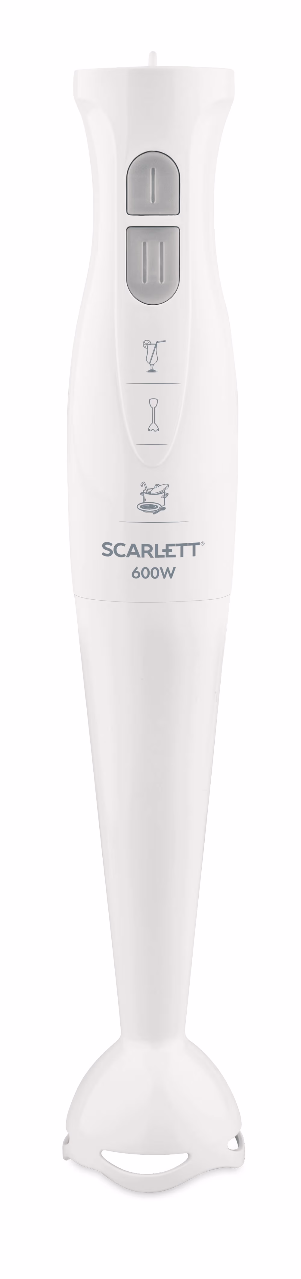 Blender Scarlett SC-HB42S10, 6 W, 2 trepte viteza, Alb 