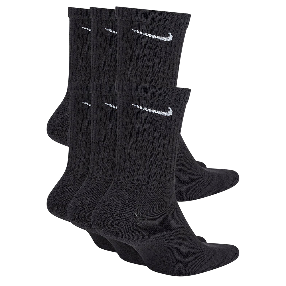 Носки Мужской Nike EVERYDAY CUSH CREW 6PR-BD M Черный photo 3