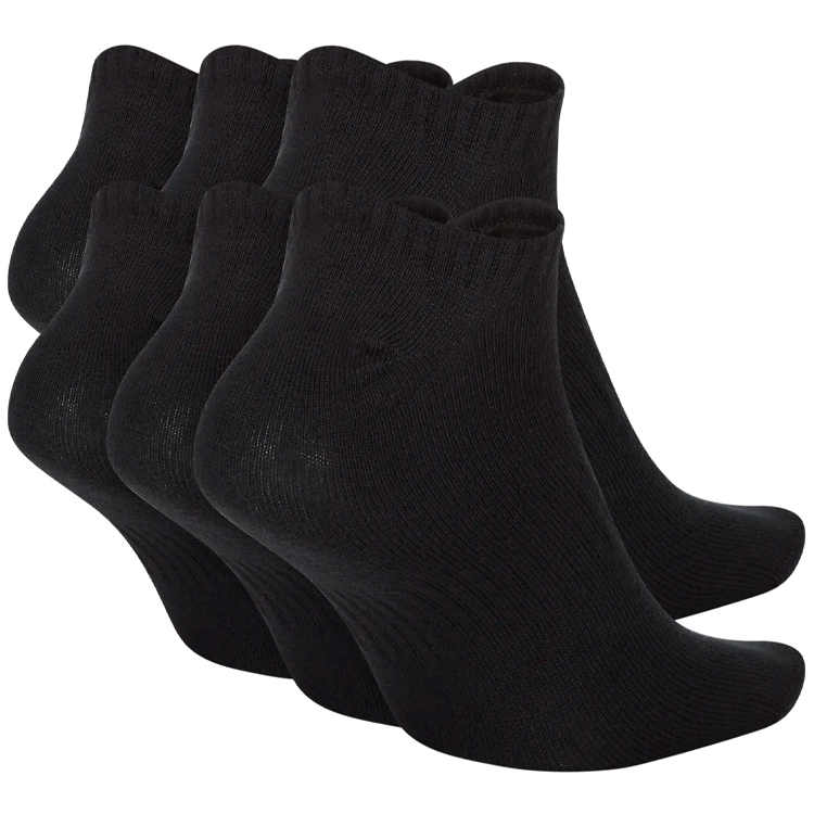 Носки Унисекс Nike U NK EVERYDAY LTWT NS 6PR S Черный photo 4