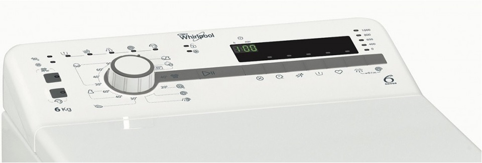 Стиральная машина Whirlpool TDLR60110 6 кг / 1000 об/мин / A++ / Белый photo 2