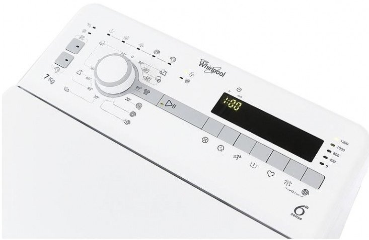 Стиральная машина Whirlpool TDLR60110 6 кг / 1000 об/мин / A++ / Белый photo 5