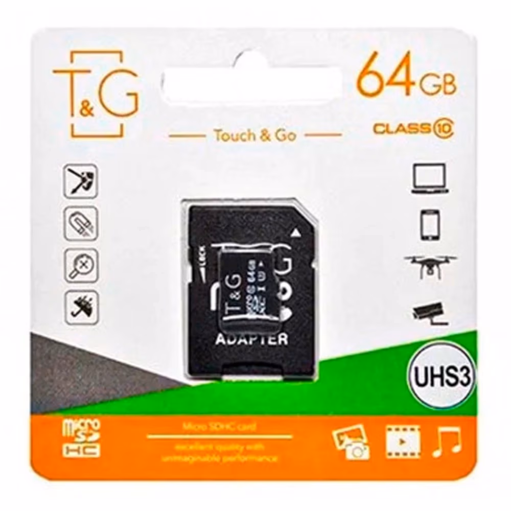 Card de memorie MicroSD T&G TG64GBSDU3CL10