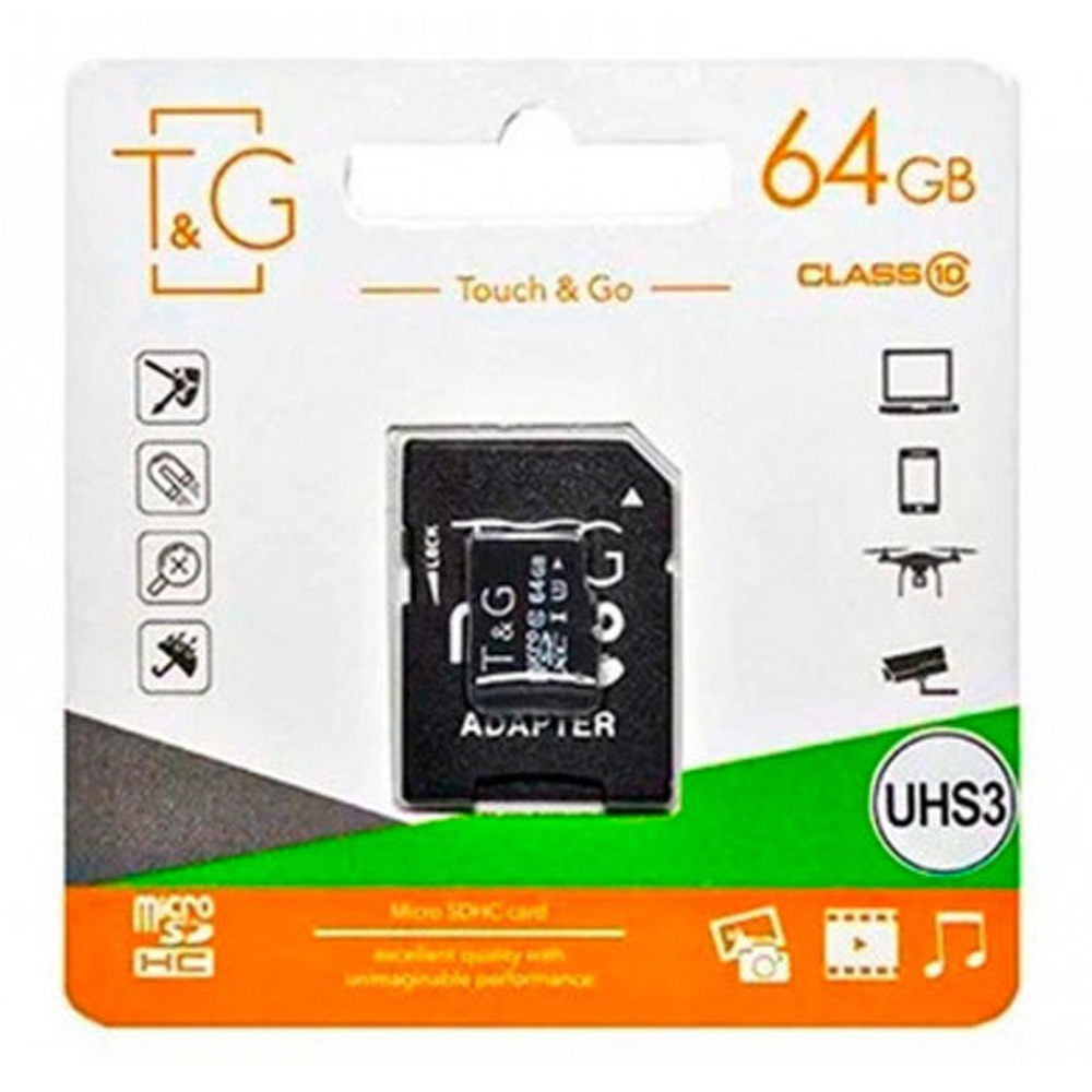 Card de memorie MicroSD T&G TG64GBSDU3CL10 photo 1