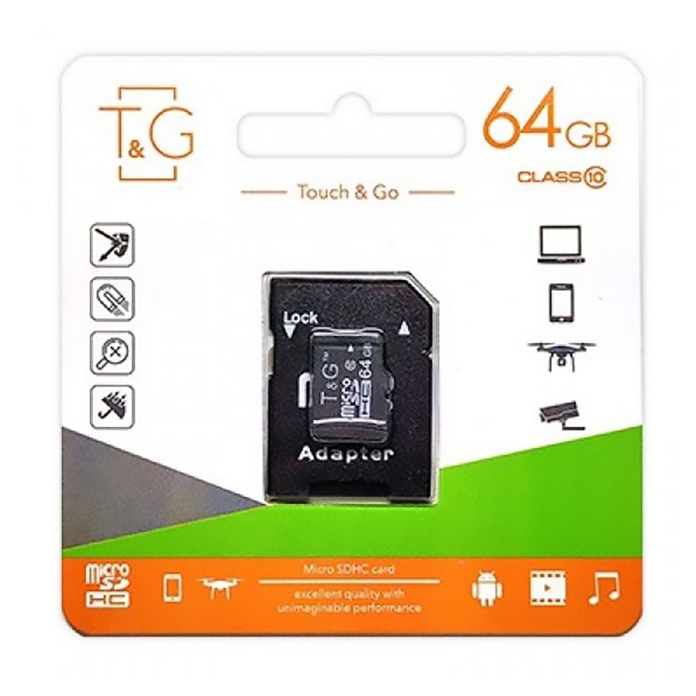 Карта памяти MicroSD T&G TG64GBSDU3CL10 photo 3
