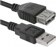 Кабель USB-A - USB-A Defender USB02-10 USB2.0 AM-AF thumbnav 1
