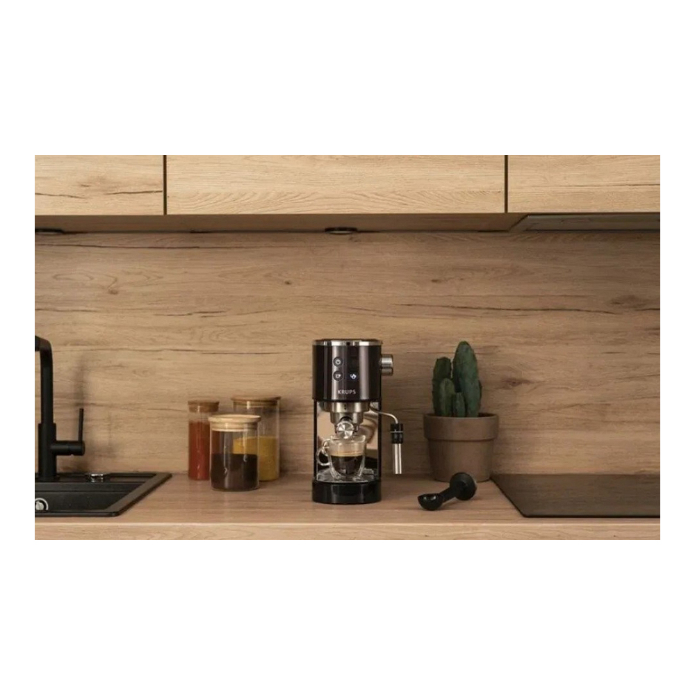 Cafetiera Krups XP444G10 / 1 l / Manuala / Macinata, pad cafea photo 8