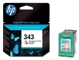 HP 343 (C8766EE) Tri-color Ink Cartridge for HP Photosmart 2575, 8050, C4180, D5160, Deskjet 6940, D4160,  330 p.
