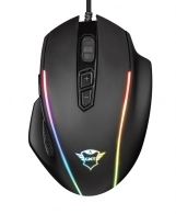 Trust Gaming GXT 165 Celox RGB Mouse, 200 - 10000 dpi, 8 Programmable button, RGB lighting, Adjustable weight, 1,8 m USB, Black