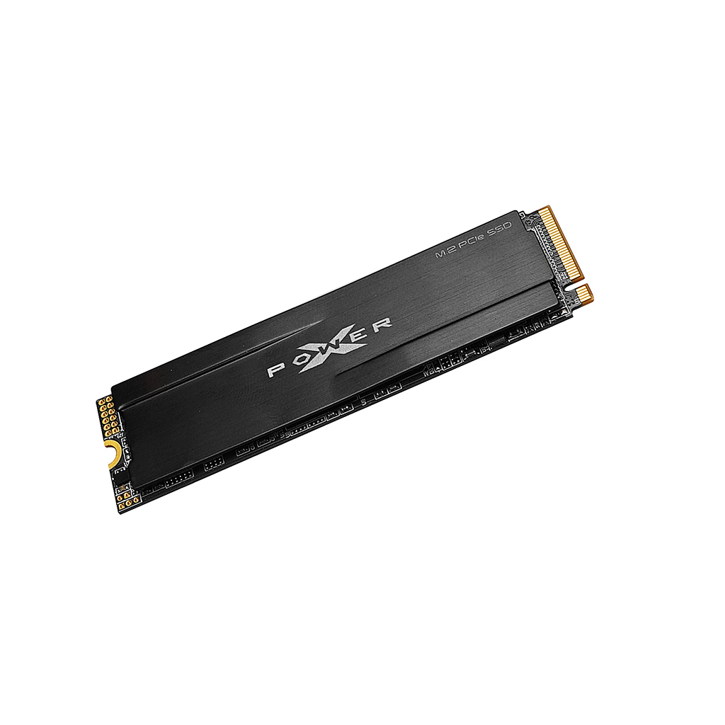 M.2 NVMe SSD 1.0TB Silicon Power XD80 w/Heatsink, Interface:PCIe3.0 x4 / NVMe1.3, M2 Type 2280 form factor, Sequential Reads 3400 MB/s / Writes 3000 MB/s, MTBF 2mln, HMB, SLC+DRAM Cache, RAID engine technology, SP Toolbox, Phison E12S, 3D NAND TLC photo 2