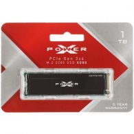 M.2 NVMe SSD 1.0TB Silicon Power XD80 w/Heatsink, Interface:PCIe3.0 x4 / NVMe1.3, M2 Type 2280 form factor, Sequential Reads 3400 MB/s / Writes 3000 MB/s, MTBF 2mln, HMB, SLC+DRAM Cache, RAID engine technology, SP Toolbox, Phison E12S, 3D NAND TLC thumbnav 4