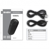 SVEN PS-290, black (20W, Waterproof (IPx6), TWS, Bluetooth, FM, USB, microSD, 3000mA*h) thumbnav 5