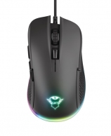 Trust Gaming GXT 922 Ybar RGB LED lighting Mouse, 200 - 72000 dpi, 6 button, RGB lighting, 2,1 m USB, Black thumbnav 1
