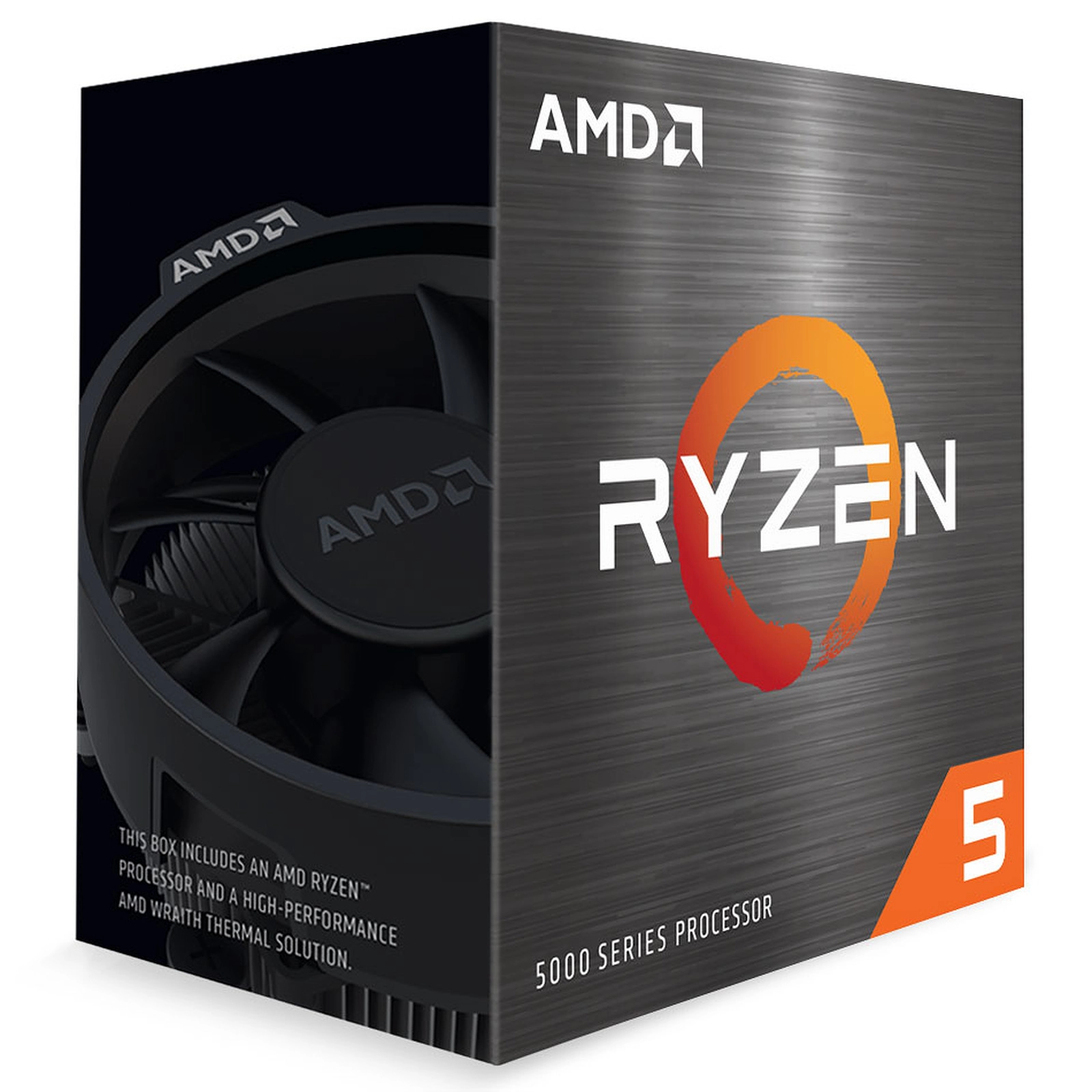 AMD Ryzen™ 5 4500, Socket AM4, 3.6-4.1GHz (6C/12T), 3MB L2 + 8MB L3 Cache, No Integrated GPU, 7nm 65W, Unlocked, Bulk with Wraith Stealth Cooler