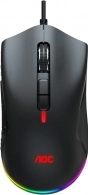 Mouse Gaming AOC GM530B, USB, Black