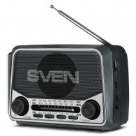 Boxa portabila SVEN SRP-150, Gray / 3W / Bluetooth / FM/AM/SW Radio / USB / microSD thumbnav 1