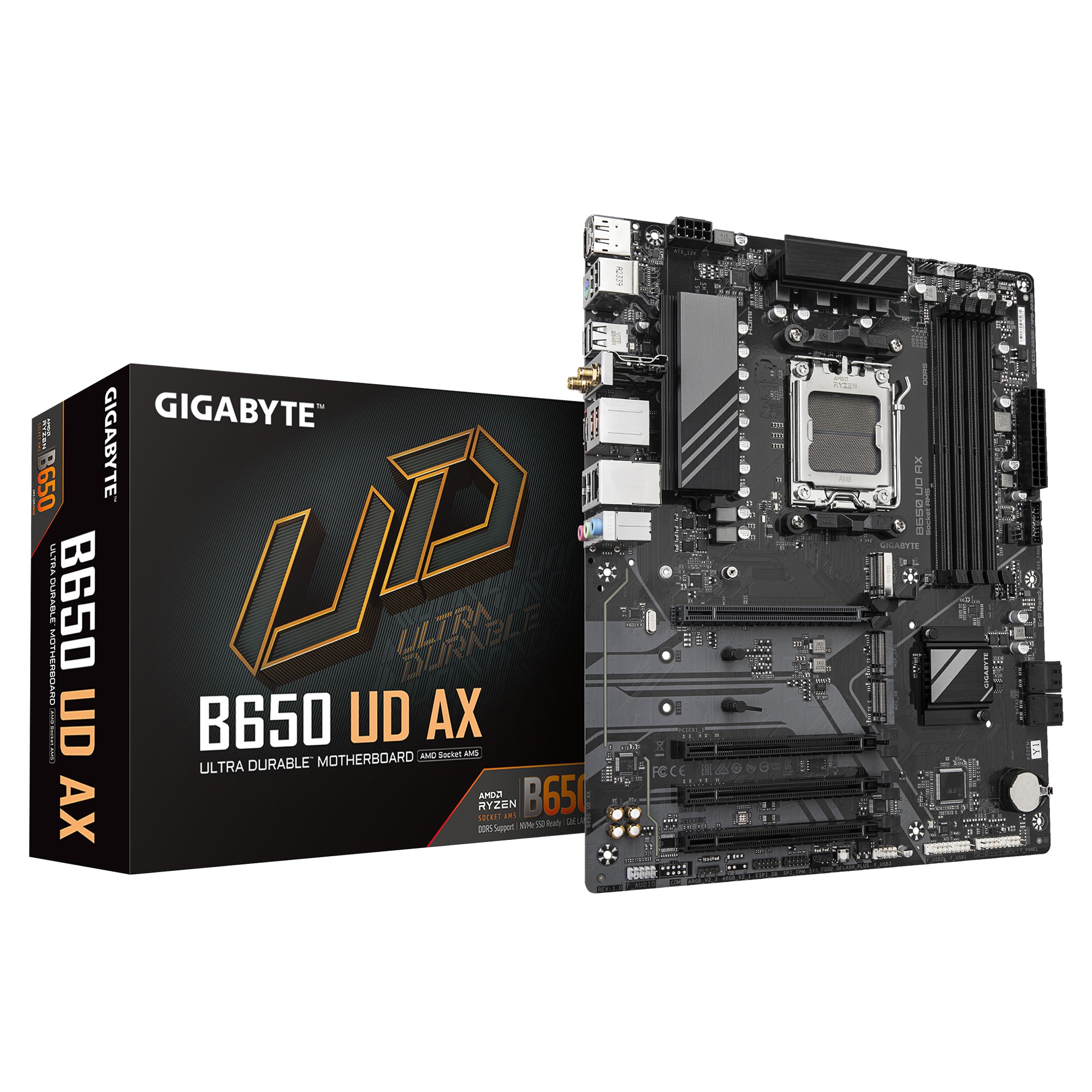 Материнская плата GIGABYTE B650 UD AX/ AM5/ B650/ DDR5/ ATX photo 1