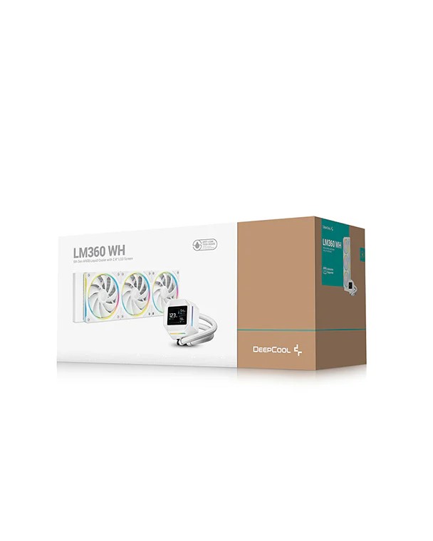 Sistem de racire lichid DEEPCOOL LM360 WH/ Universal/ 300W/ <36.07 dBA/ 66.23 CFM photo 6