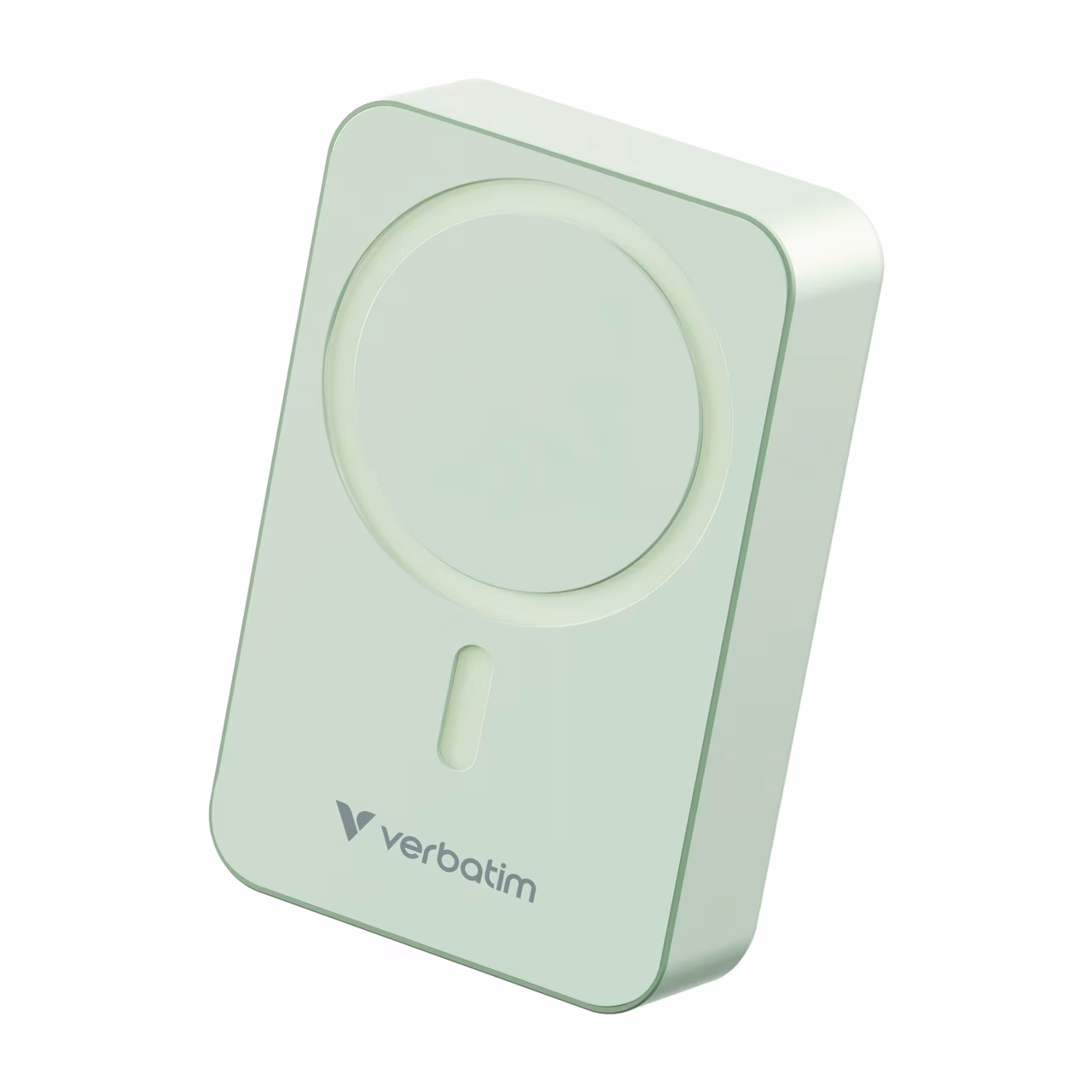 Магнитный беспроводной пауэрбанк Verbatim Charge'n'Go Essentials / 20000 mAh / Green