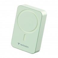Магнитный беспроводной пауэрбанк Verbatim Charge'n'Go Essentials / 20000 mAh / Green thumbnav 1