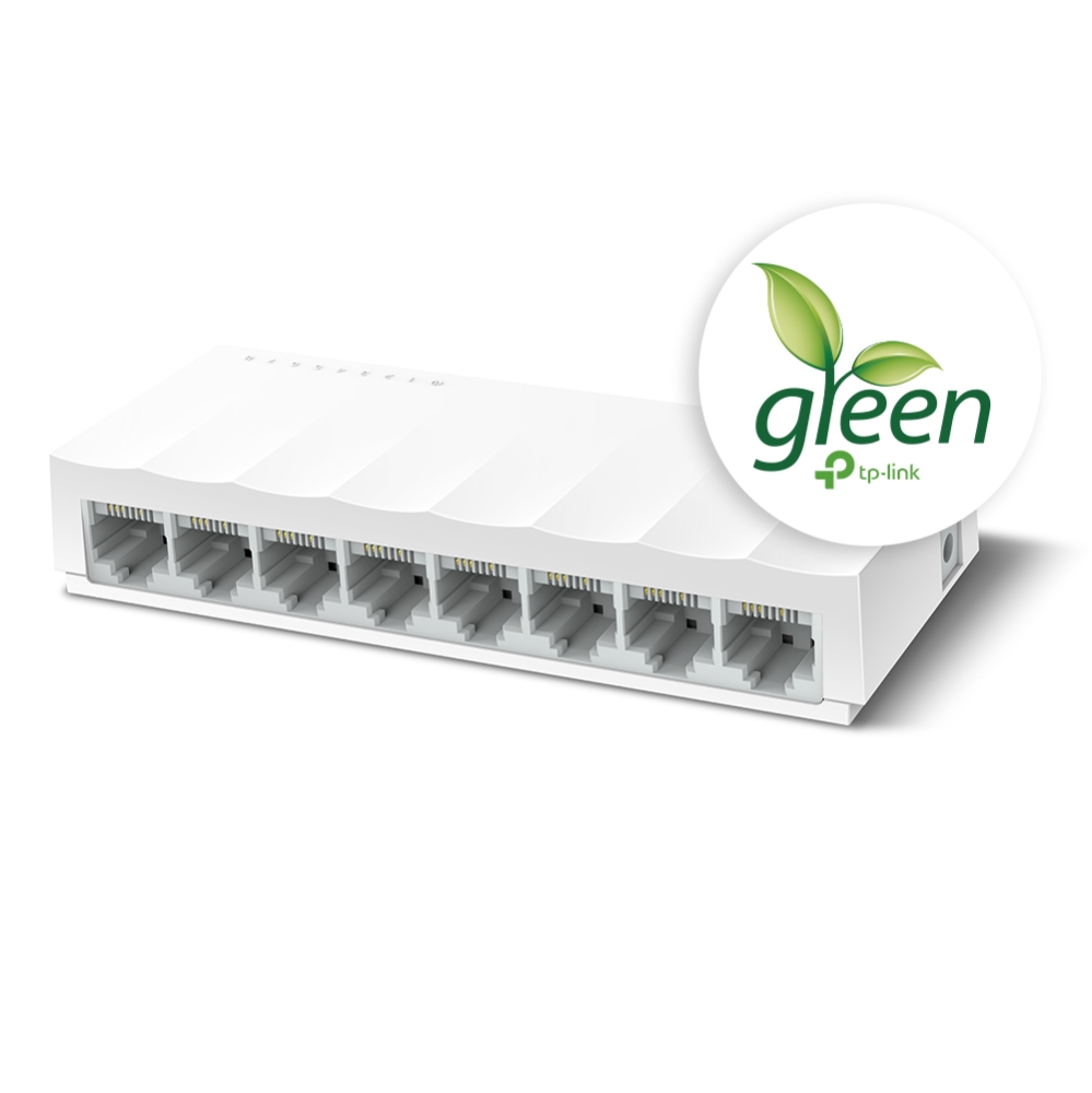 Switch TP-LINK LS1008 / 8 port /  100Mb / RJ45 / Plastic case photo 2