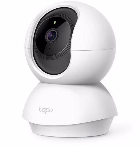 Indoor IP Security Camera  TP-LINK Tapo C200, White, No Hub Required, FHD (1920x1080), Smart Pan/Tilt IP Camera, WiFi, 114° angle lens, 1/2.9“, F/NO: 2.4; Focal Length: 4mm, 2-way audio, Privacy Mode, Motion Tracking, Night Vision, 360° Panoramic Snapshot 
