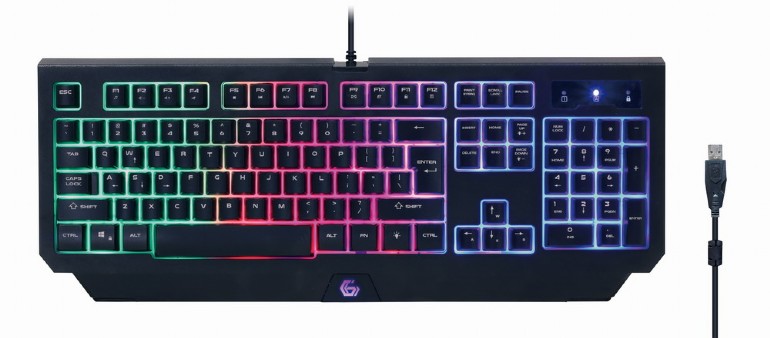 Gembird Gaming Kit GGS-UMGL4-01-RU, 4-in-1 Backlight Gaming kit "Phantom", RU layout photo 2