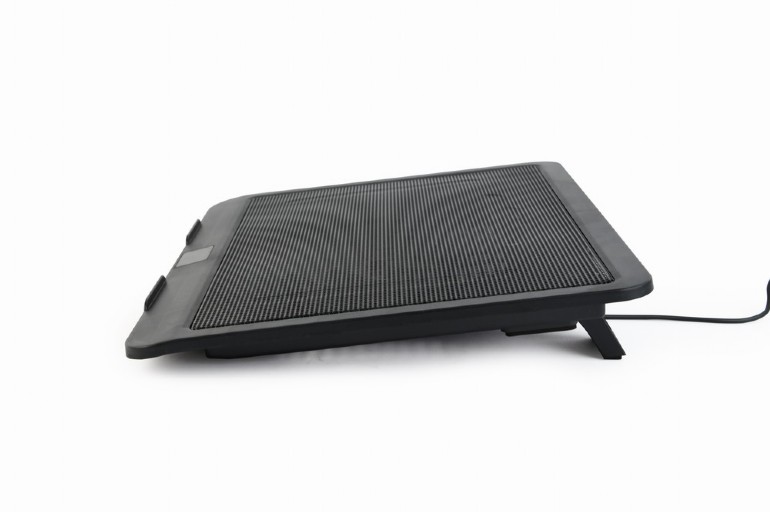 Gembird NBS-1F15-04, Notebook cooling stand, up to 15.6”, LED backlight in fans, Large 12 cm cooling fan, 1000 RPM (± 10 %), Black photo 3
