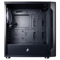 Carcasa 1STPLAYER DX / no PSU / Side-Window / 4x140mm / EATX / Silver thumbnav 4