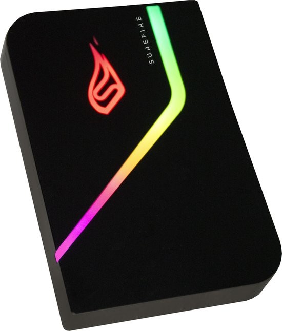 2.5” Внешний игровой SSD Verbatim Surefire PyroDrive / 2TB / USB 3.2 Gen1 / Black photo 2