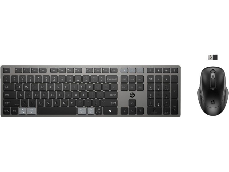 Tastatura si mouse Multi-Device Wireless reincarcabil HP 725 photo 1 Tastatura si mouse Multi-Device Wireless reincarcabil HP 725 photo 1