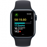 Smart watch Apple Watch SE GPS 40mm Midnight Aluminium Case with Midnight Sport Band - M/L (MR9Y3QI/A) thumbnav 6