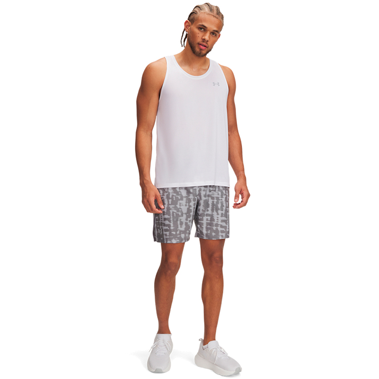 Шорты мужские Under Armour UA LAUNCH 7 PRINT SHORTS L Серый photo 4