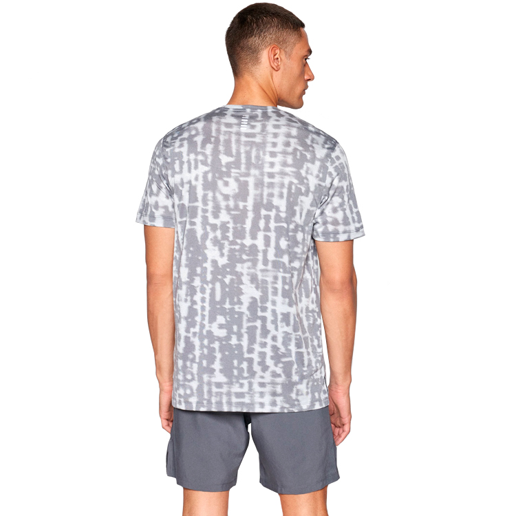Футболка мужская Under Armour UA LAUNCH PRINTED SS L Серый photo 2