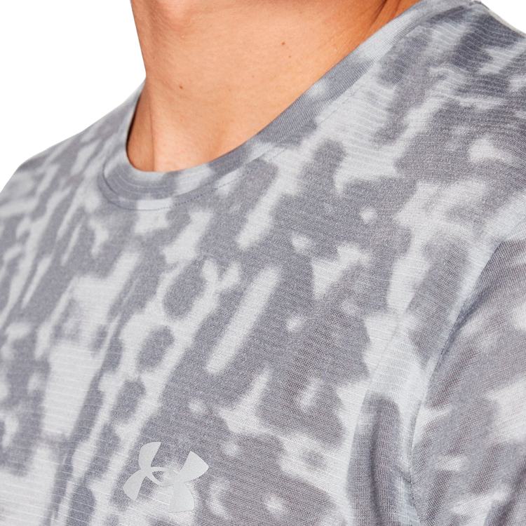 Футболка мужская Under Armour UA LAUNCH PRINTED SS L Серый photo 3