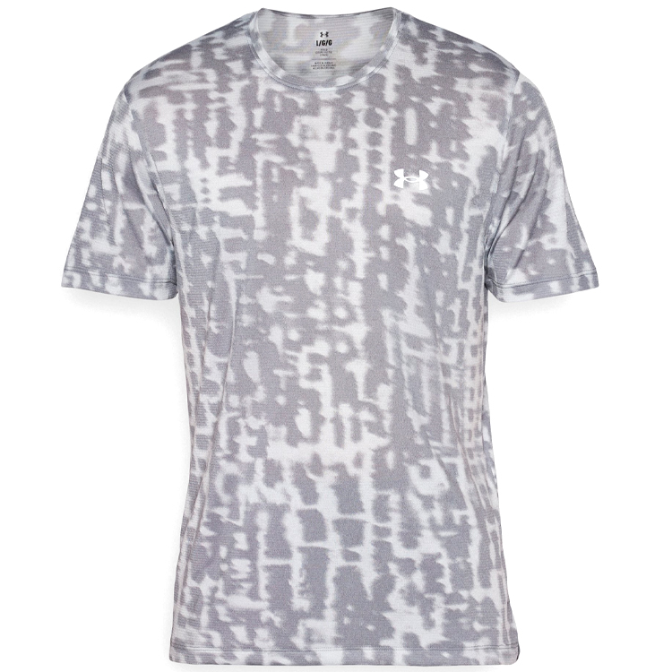 Футболка мужская Under Armour UA LAUNCH PRINTED SS L Серый photo 4