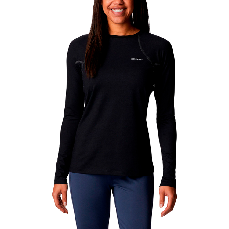 Футболка с длинным рукавом термобелье Columbia Heavyweight Stretch Long Sleeve Top XXL Черный Женский photo 1