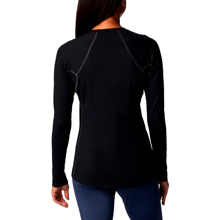 Футболка с длинным рукавом термобелье Columbia Heavyweight Stretch Long Sleeve Top XXL Черный Женский photo 2