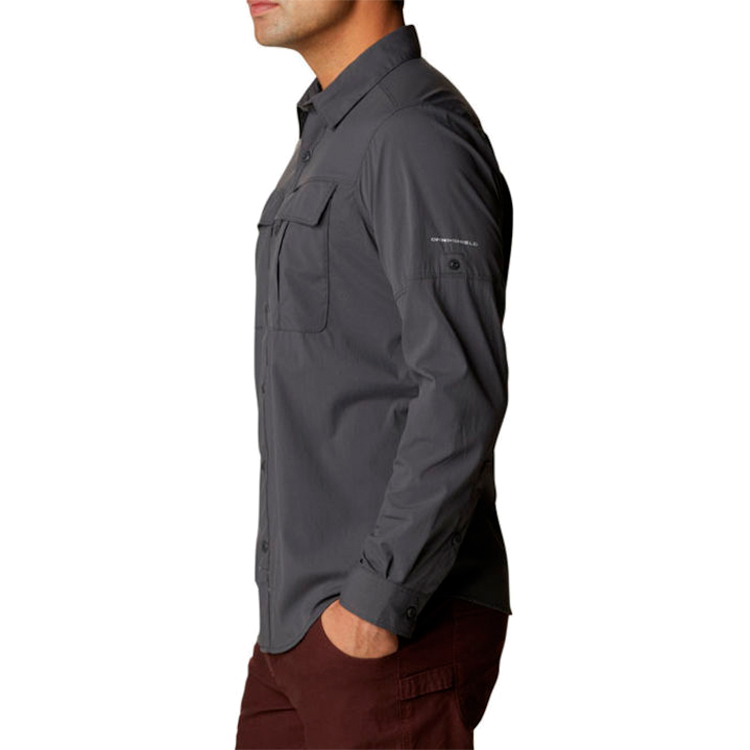 Camasa pt bărbați Columbia Newton Ridge II Long Sleeve Shirt M Gri photo 3