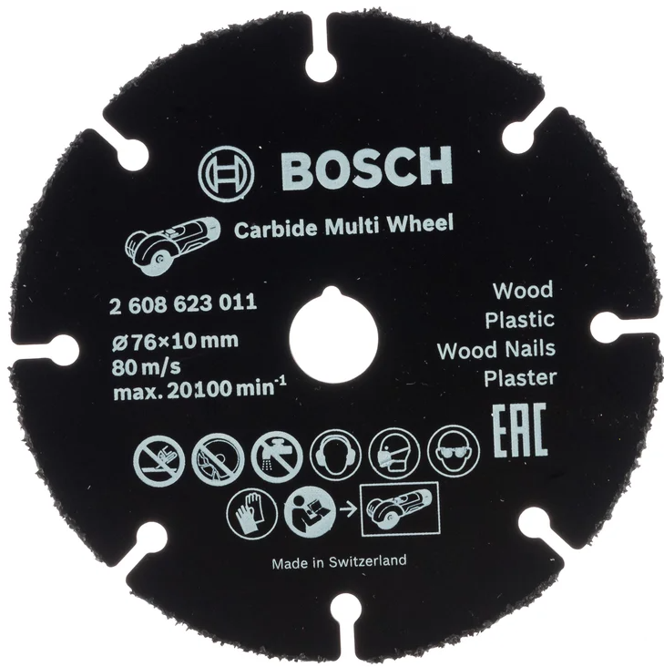 Disc cu pasta dura Bosch Multi wheel 76 mm, 2608623011 photo 1 Disc cu pasta dura Bosch Multi wheel 76 mm, 2608623011 photo 1