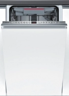 Посудомоечная машина встраиваемая Bosch SPV46MX00E, 10 комплектов, 6программы, 44.8 см, A+