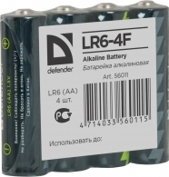 Батарейка Defender LR6-4F AA